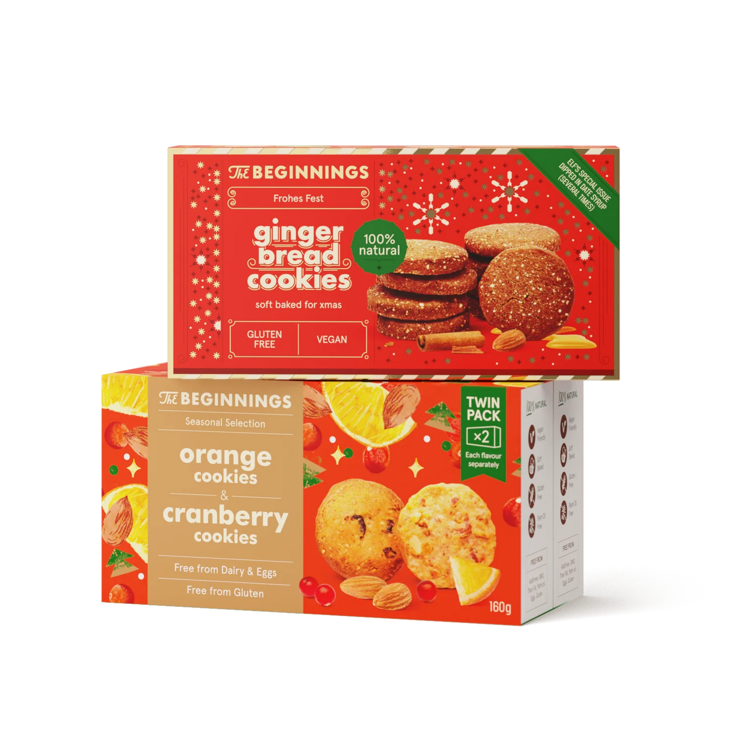 Weihnachtsedition Kekse The beginnings