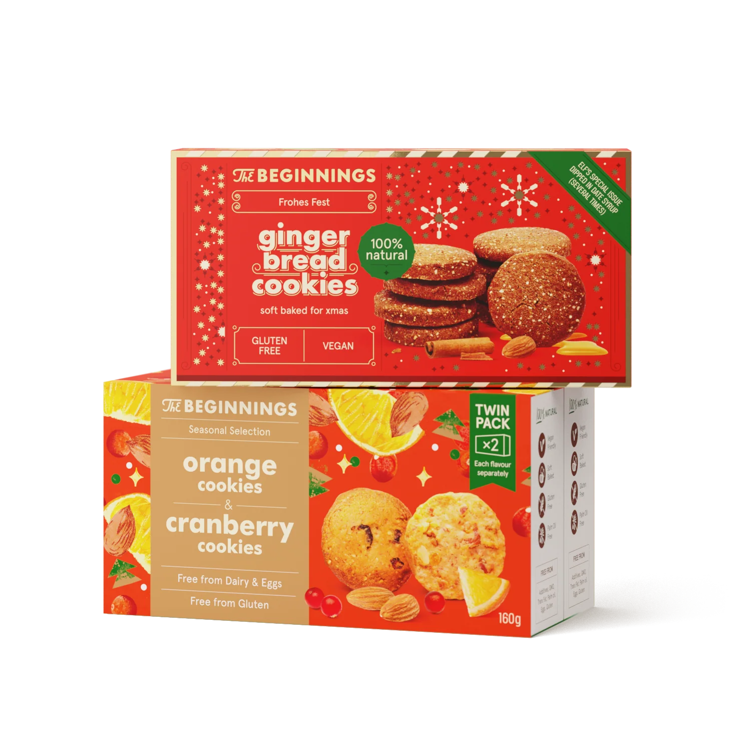 Weihnachtsedition Kekse The beginnings